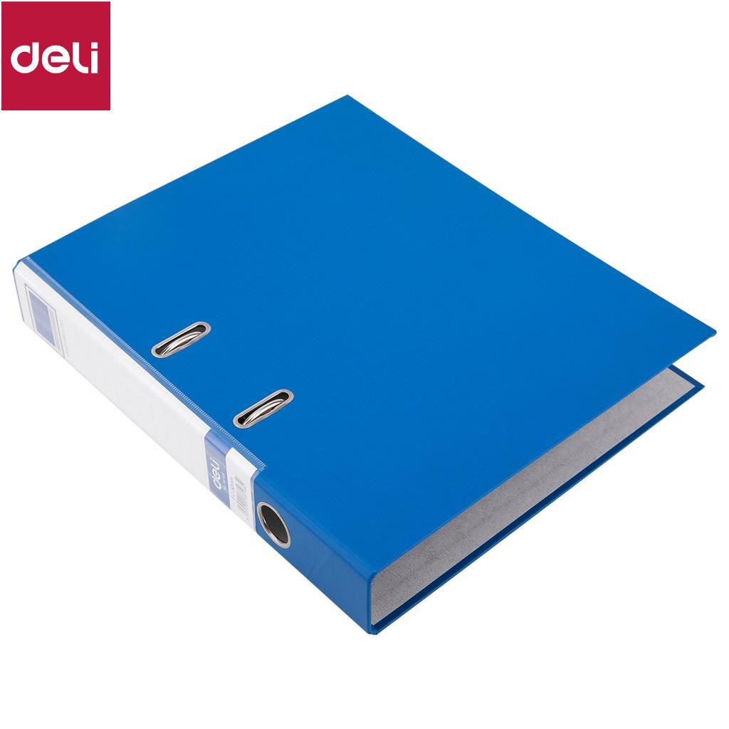 File càng cua Deli - Khổ A4 / FC - 5cm/7cm - Xanh dương - 1 chiếc - W38168 / W38169 / W38178 / W38179 [Deli]