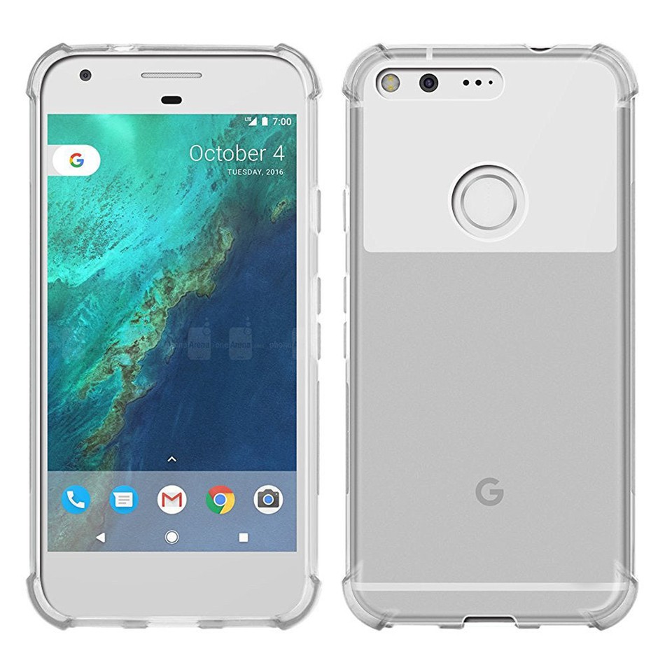 Ốp lưng điện thoại mềm trong suốt chống sốc cho Google Pixel 1 2 XL 3 3 XL 3A XL 4A 4 5 XL