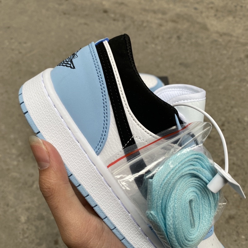 Giày Thể Thao Jd thấp cổ xanh trắng đen nam nữ