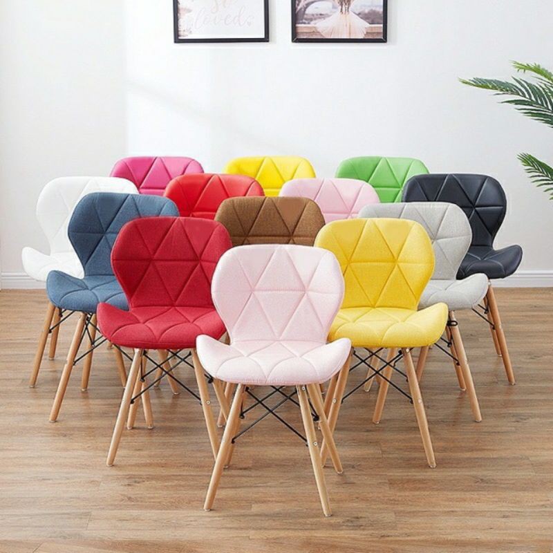 ghế eames cách bướm bọc đệm da cao cấp.