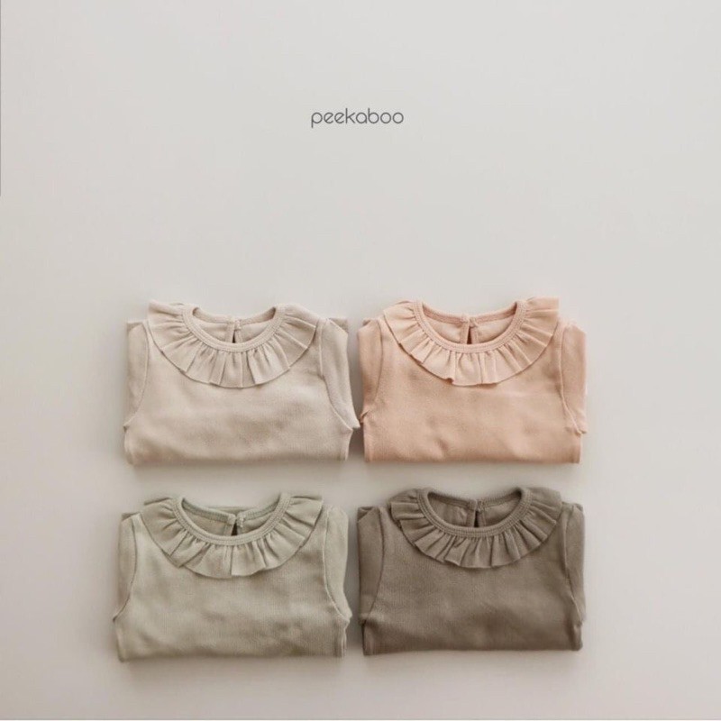 Bộ rời/suit Milky #peekaboo cho bé gái từ 3tháng-4tuổi