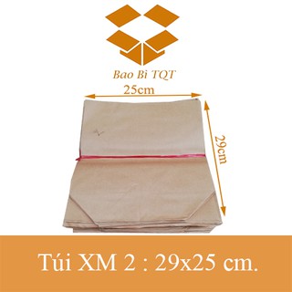 Com bo 200 túi xi măng 2-túi xi măng size 2- túi giấy bọc hàng-túi giấy gói hàng