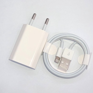 Bộ sạc điện thoại iphone dẹp,củ cáp sạc nhanh ip 5 6 7 8 x 11 12,cóc dài,dây tiêu chuẩn apple eu tương thích mọi iphone