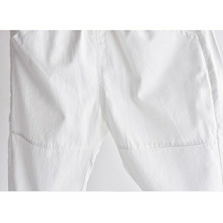 Quần Lửng Cotton Lanh Mềm Mại Thoáng Khí Phong Cách Nhật Hàn Thời Trang Mùa Hè Cho Bé Trai 2022