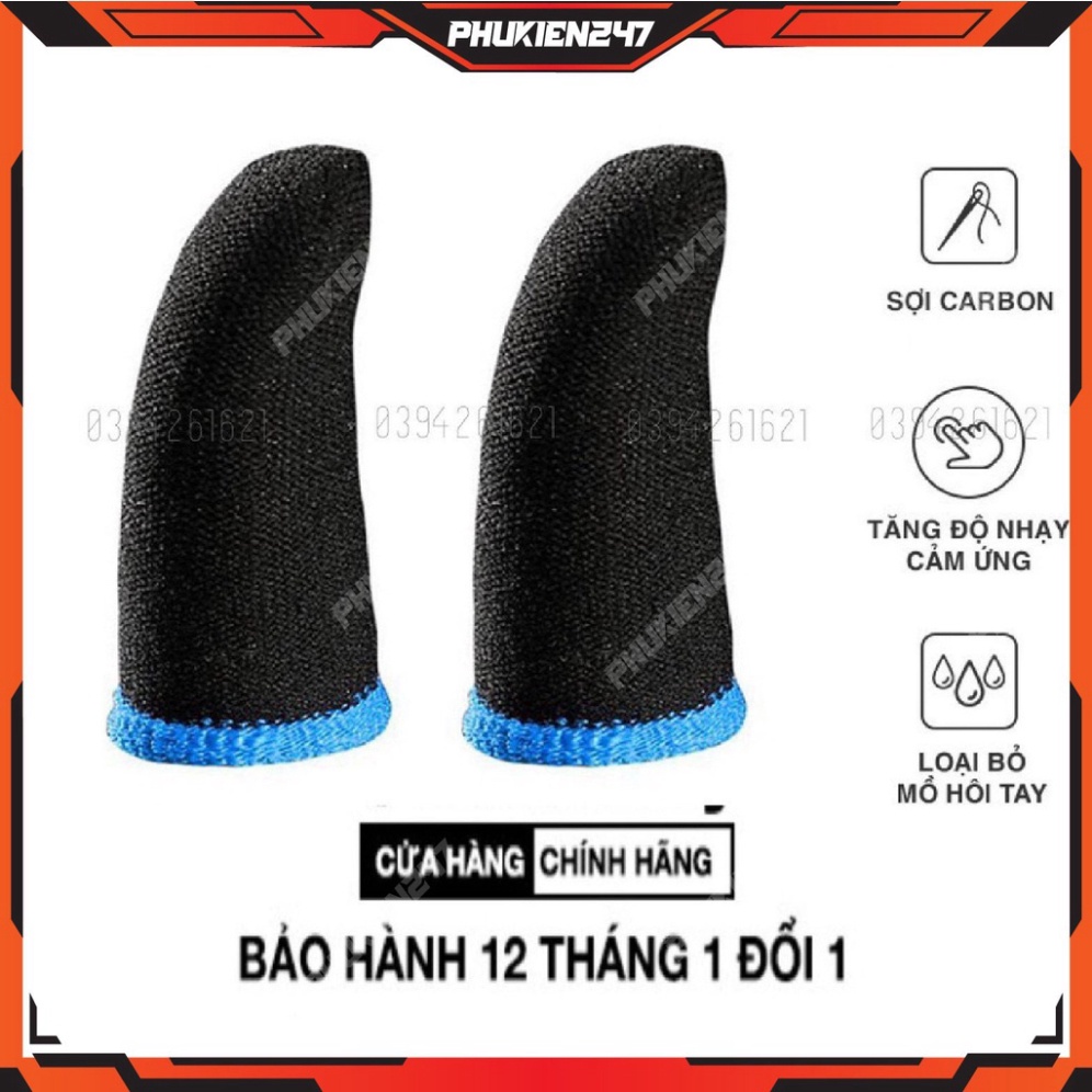 Găng tay chơi game Mobile, Bao tay Chống mồ hôi tay, Tăng độ nhạy cảm ứng DANA