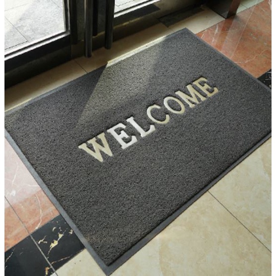 Thảm Chùi Chân Welcome Cỡ Lớn 80x120CM, Trải Phòng Khách, Khách Sạn, Thảm Trải Khách Sạn, Siêu Thị Điện Máy, Tòa Nhà Lớn
