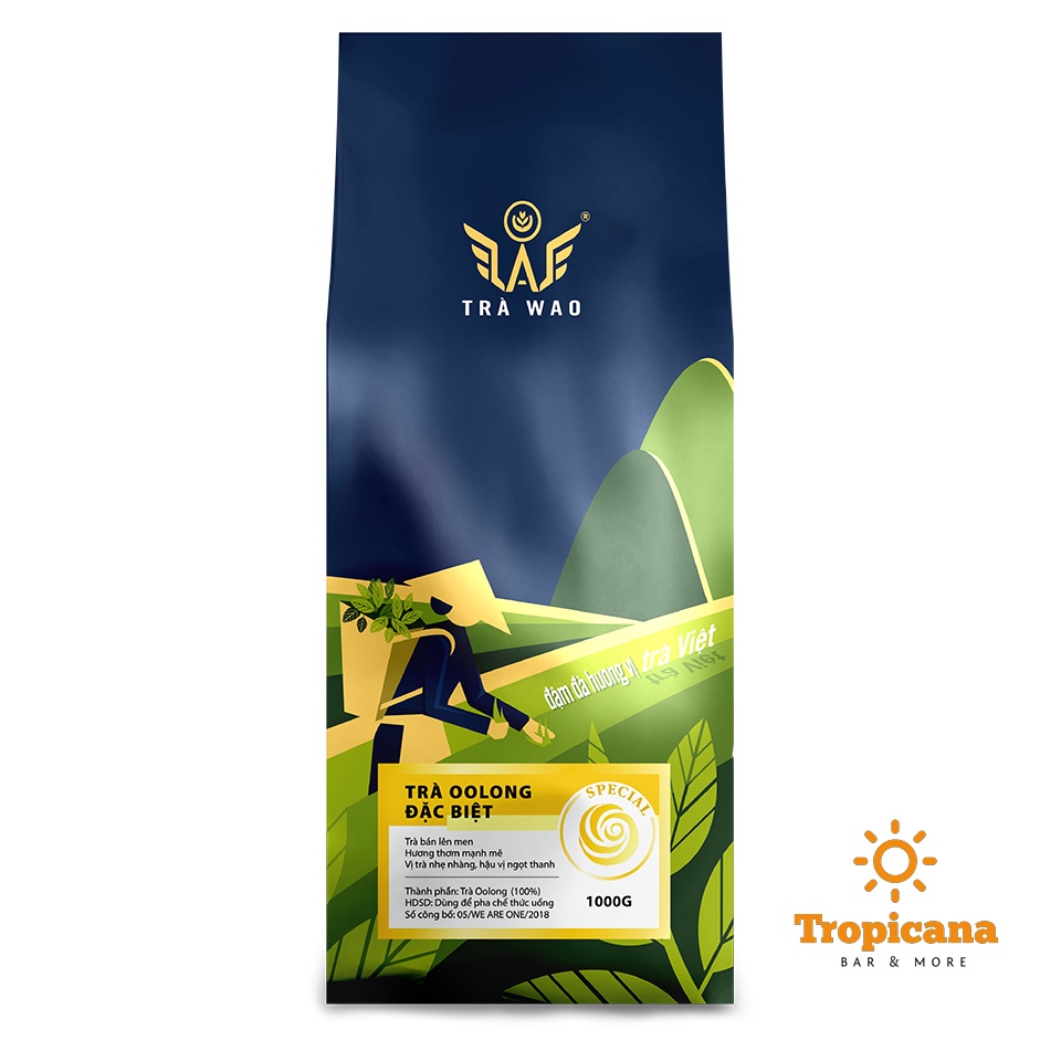 Trà Olong đăc biệt WAO - Bịch 1kg