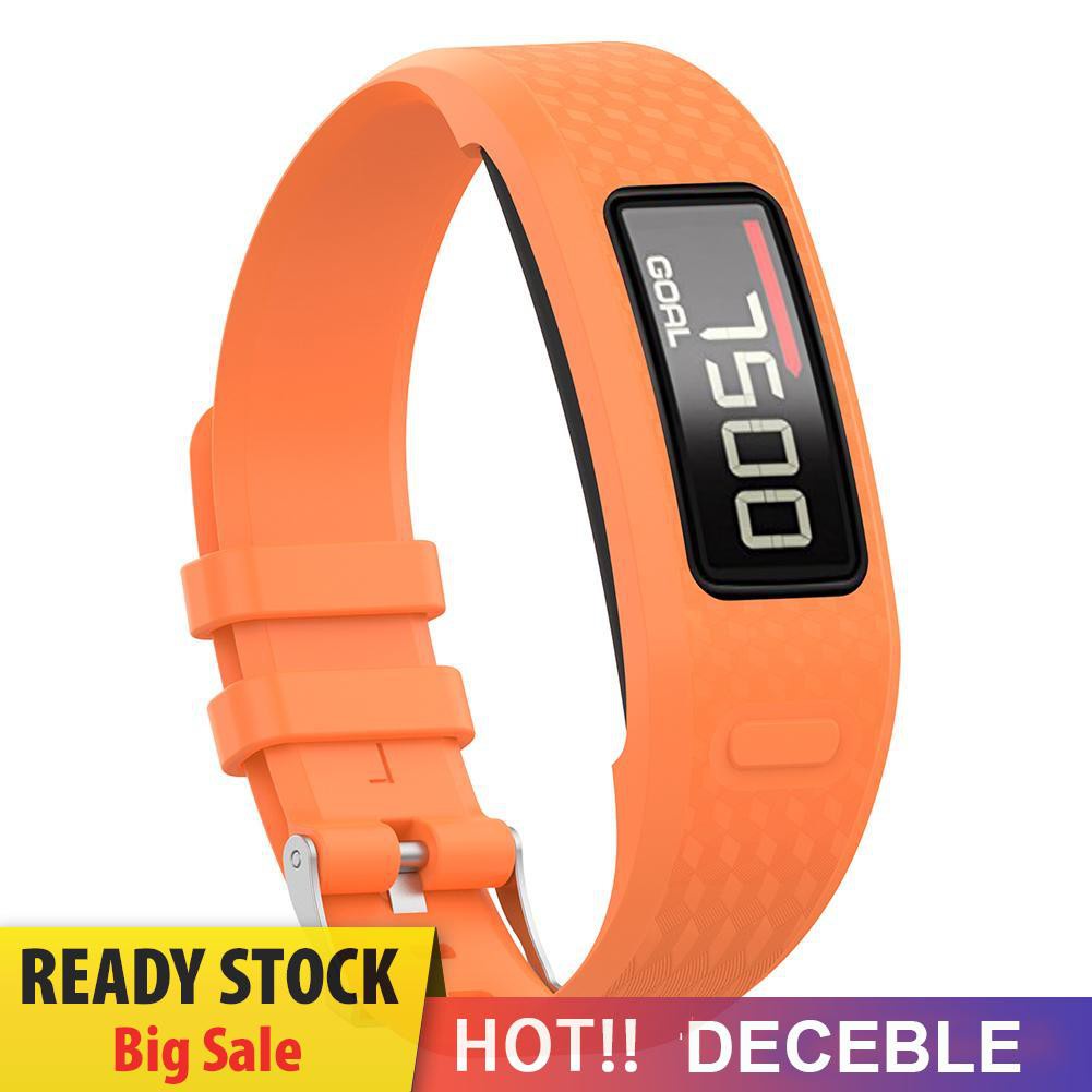 Deceble Multicolor Small Silicone Wrist Strap Replacement for Garmin Vivofit 1/2