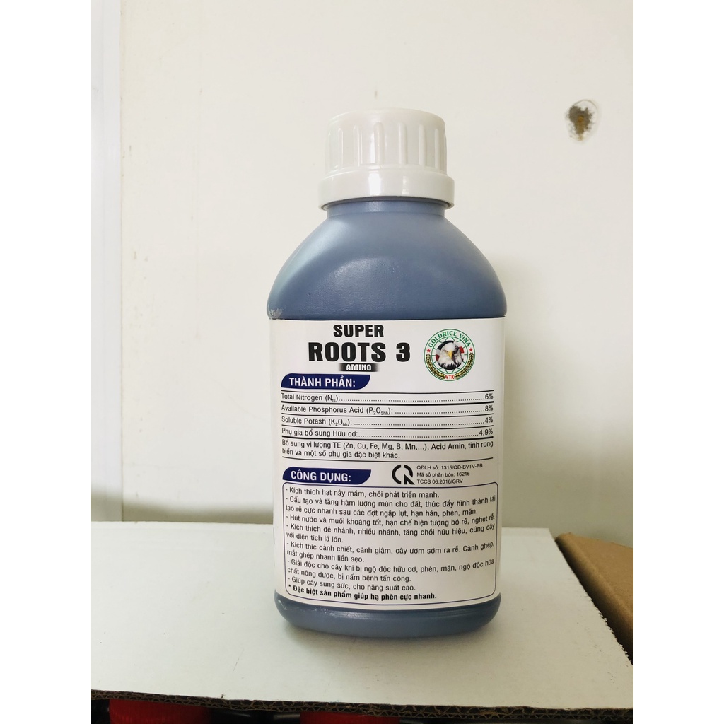 Root 3 - Phân Bón Lá 6-8-4 Siêu Ra Rễ, Nảy Mầm, Đẻ Nhánh, Khử Phèn