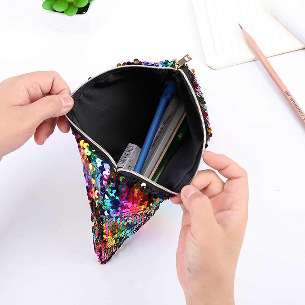 PISTA Bóp Viết Khóa Kéo Đính Kim Tuyến Chất Lượng Cao