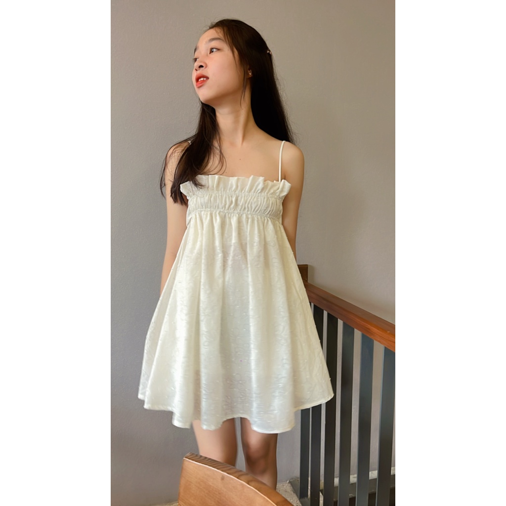 Peachy set /set 2 dây thắt nơ sau lưng