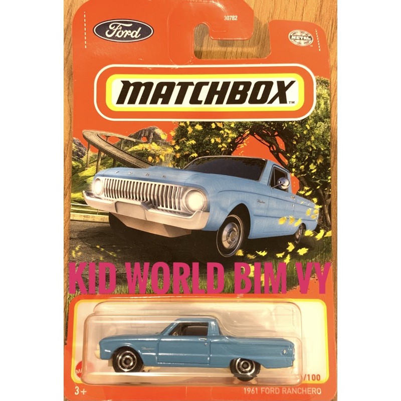 Xe mô hình Matchbox Bán tải 1961 Ford Ranchero GVY06.