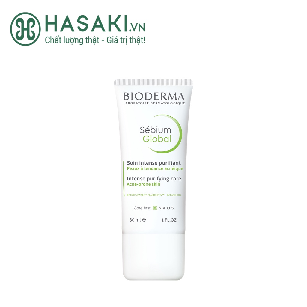 Kem Dưỡng Bioderma Làm Giảm Mụn Sebium Global Cream 30ml