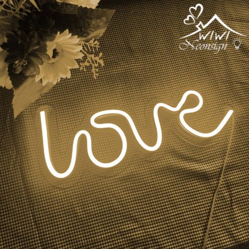 Đèn led neon chữ love | 28x11 cm | Đèn led neon theo yêu cầu trang trí decor quà tặng cực chất