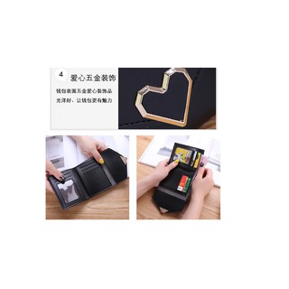 Ví nữ ngắn trái tim VN02