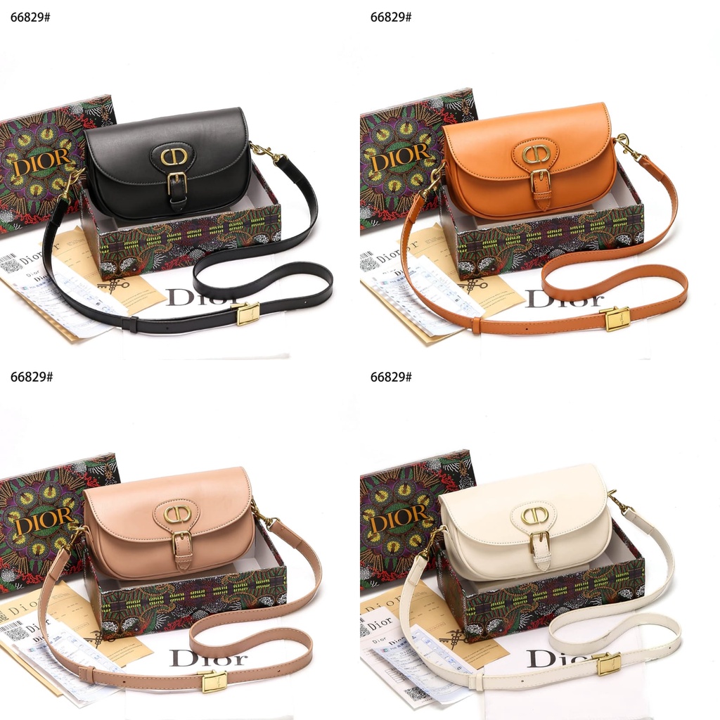 Túi Đựng Đĩa CD 66829DIOR B0Bbby EAST WEST Kèm Hộp 66829 PLATINUM Chất Lượng Cao