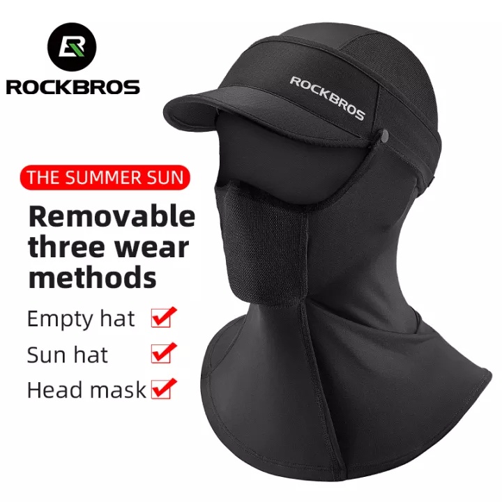 ROCKBROS Khẩu Trang Chống Tia UV Bảo Vệ Toàn Diện 3 Trong 1 Tiện Dụng
