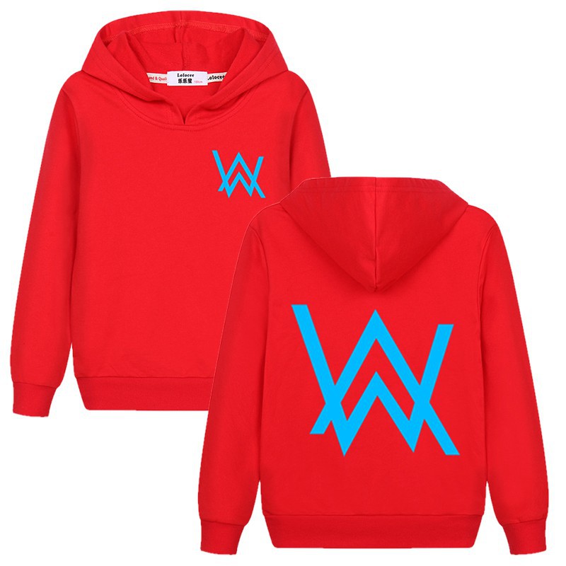 Áo Hoodie Dạ Quang In Chữ Alan Walker Cá Tính