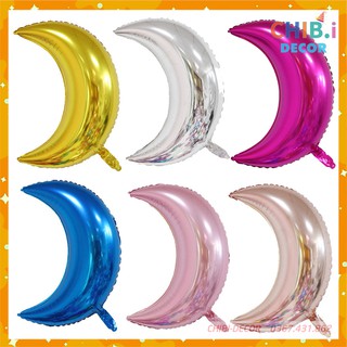 Bóng hình mặt trăng khuyết size to 60cm trang trí sinh nhật bé trai bé gái, đầy tháng, sự kiện - CHIBI DECOR