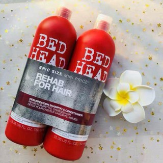 Dầu Gội TIGI Đỏ, Cặp Gội xả TIGI BED HEAD Phục Hồi Hư Tổn Cấp Độ 3 (gội + Xả), Dầu Dưỡng Tóc Chính Hãng (HOT)
