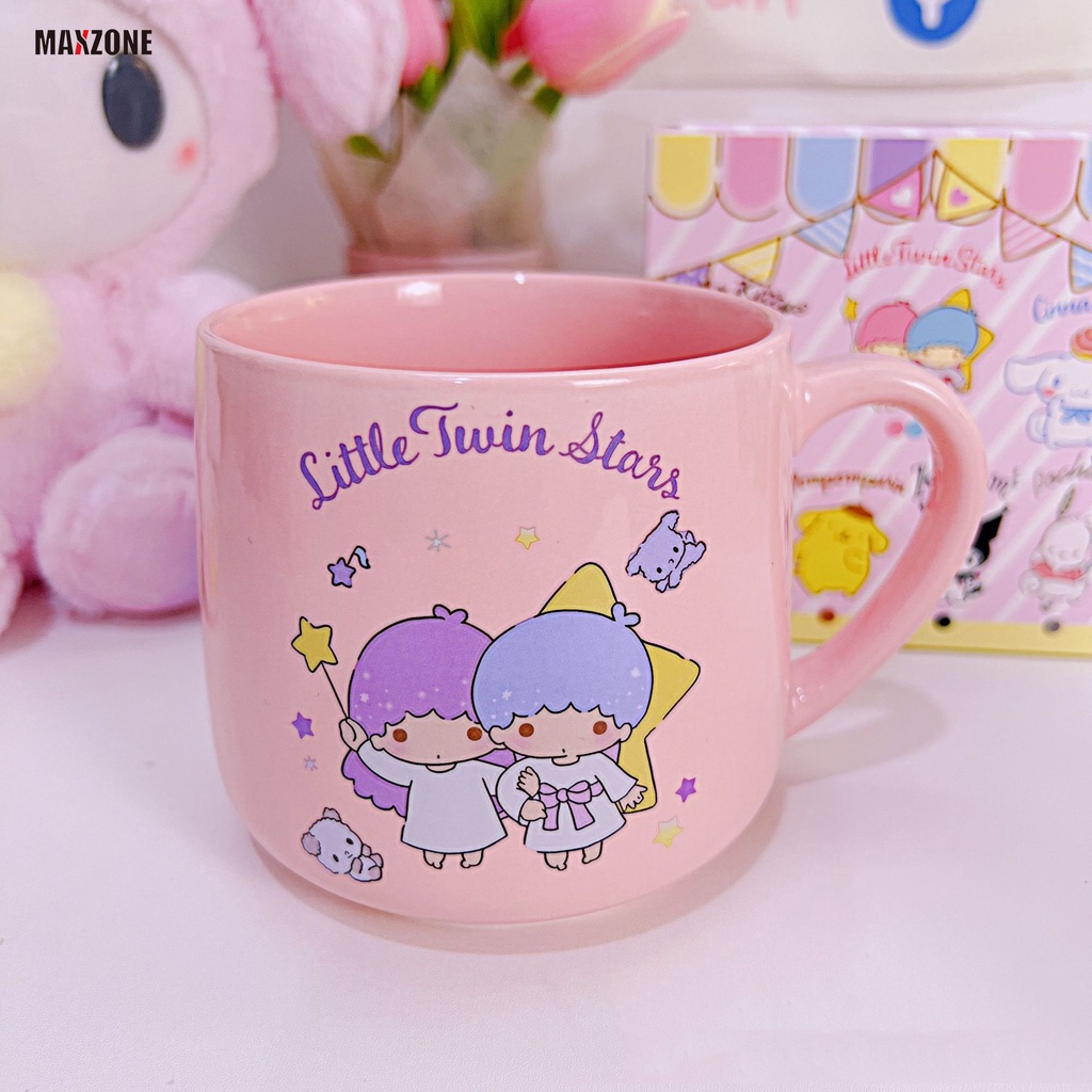 Cốc Uống Nước In Hình Kuromi My Melody Cinnamoroll Dễ Thương 450Ml