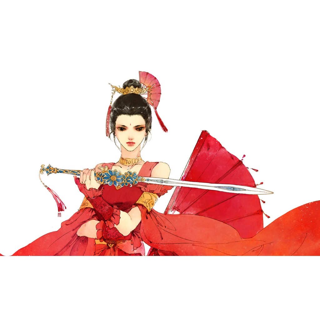 [ Tặng đế ][ 25cm ] Mô hình hợp kim Giải Ngữ của Thất Tú phường - JX3 - Baystore