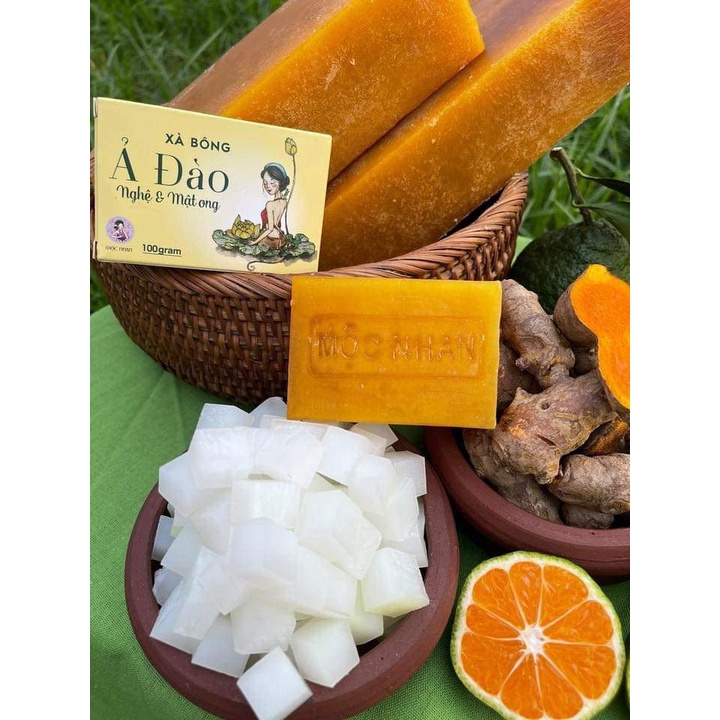 [ Tặng Túi Lưới ] Xà bông nghệ mật ong Ả Đào trắng da mờ thâm 100g | BigBuy360 - bigbuy360.vn