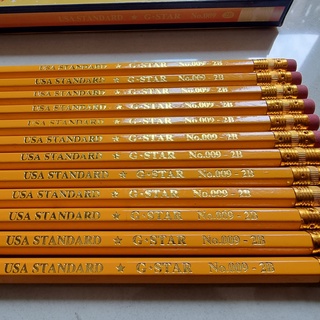 Hộp Bút Chì Gỗ 2B Gstar (12 cây)