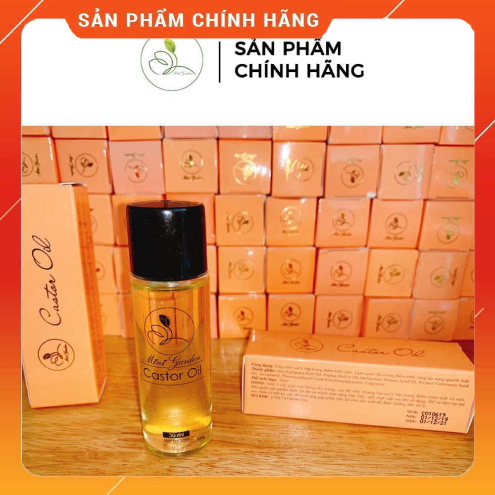 Dầu Tẩy Trang Mắt Môi Mini Garden Castor Oil 30ML PV1009
