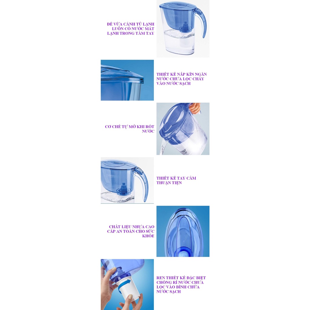 Bình Lọc Nước Kova Barrier Eco BA-ECO-B 2.6L