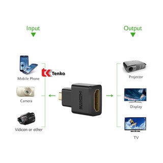 Đầu Chuyển Đổi Micro HDMI To HDMI Ugreen 20106