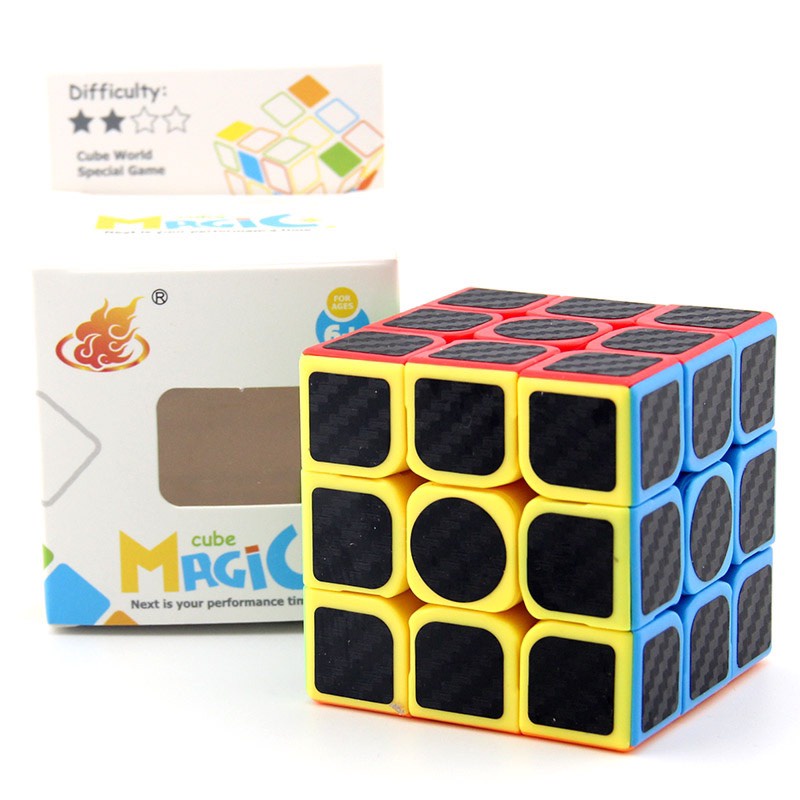 Đồ chơi trí tuệ Khối Rubik 2x2 Carbon MoYu MeiLong &amp; Khối Rubik 3x3 Carbon MoYu MeiL - Đồ Chơi Kích Thích Não Bộ