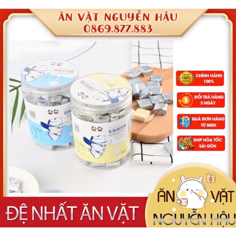 KẸO SỮA CHUA ÔNG GIÀ NỘI ĐỊA ĐÀI LOAN - ĂN VẶT