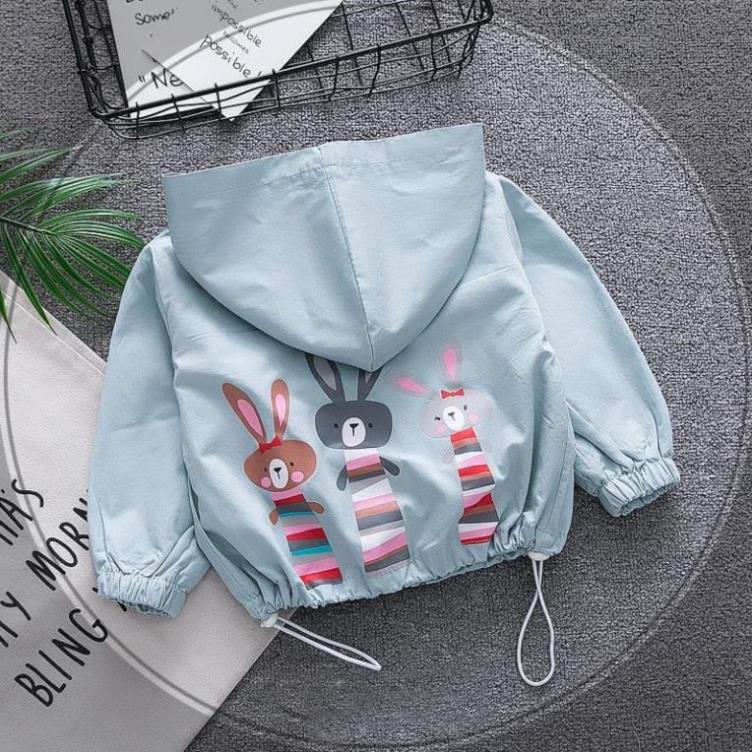 Áo khoác mỏng cho bé gái (3 - 12 tuổi, 20-45kg)☑️ quan ao mua dong cho be gái size đại 5 6 7 8 tuổi 