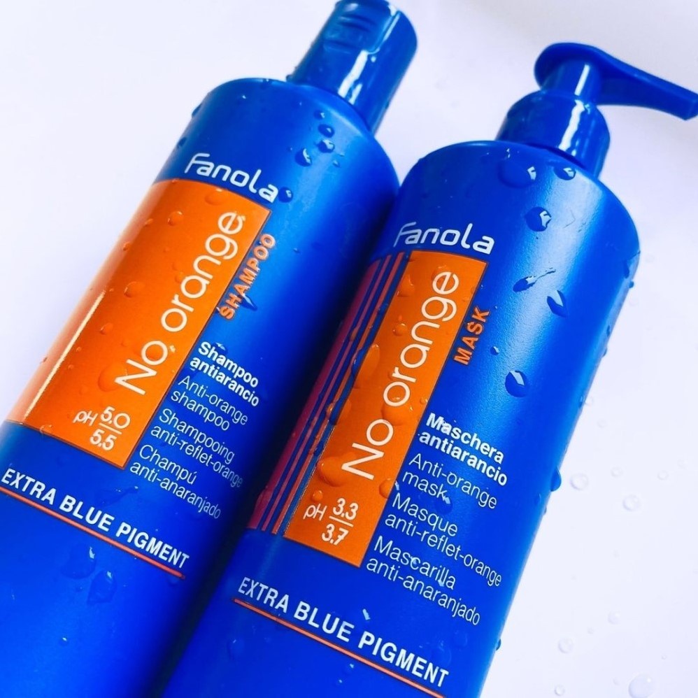 Dầu gội khử cam Fanola No Orange Extra Blue Pigment Shampoo 350ml
