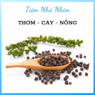 Tiêu đen nguyên hạt nhà trồng đảm bảo chất lượng, tái chín to đều, thơm nồng túi 500gr