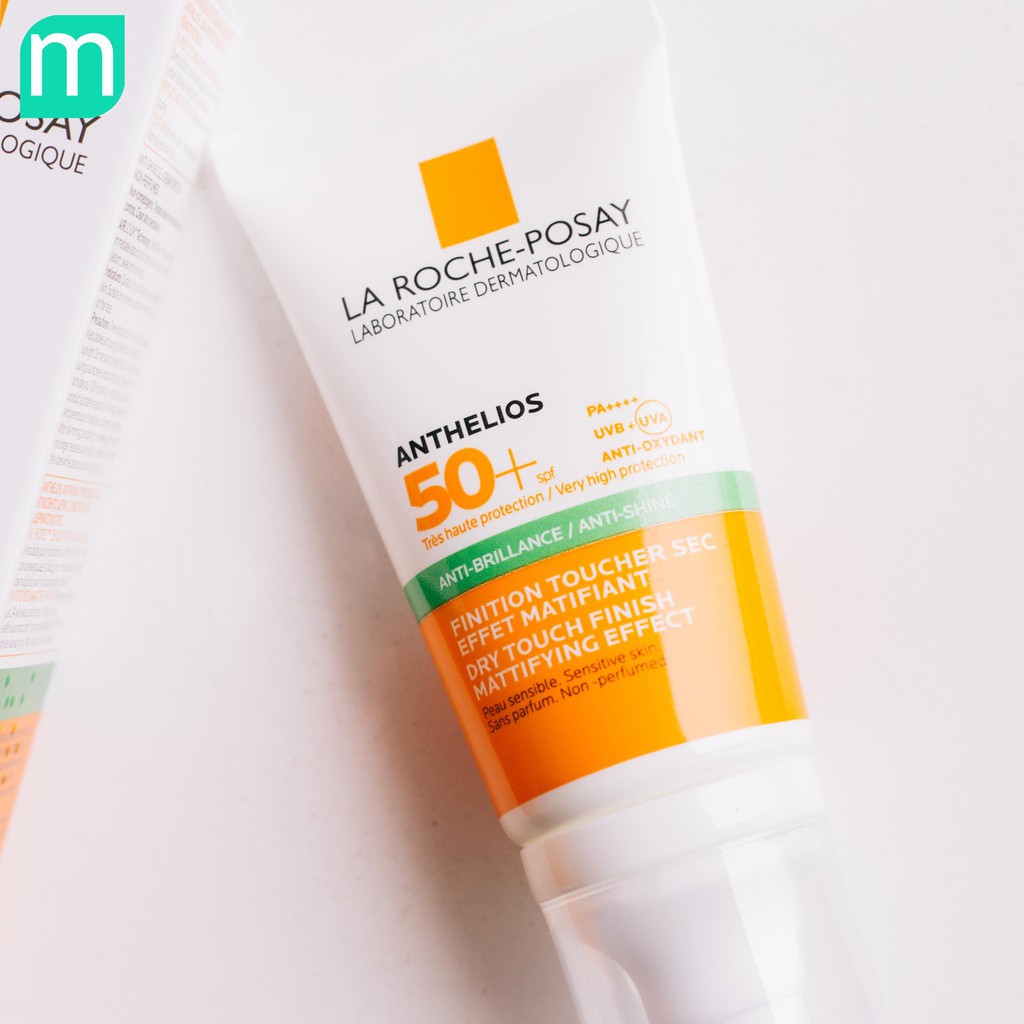 KEM CHỐNG NẮNG  ANTHELIOS - ANTHELIOS UVMUNE 400 FACE SUN CREAM (Vạch xanh)