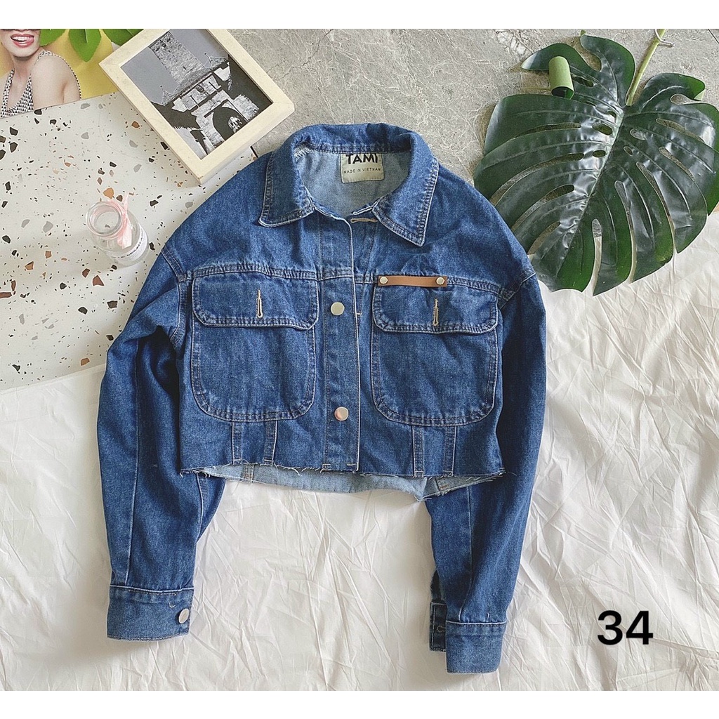 [ Hình Thật ] Áo Khoác Jeans nữ Hàng Nhập khẩu Quảng Châu Cao Cấp m34