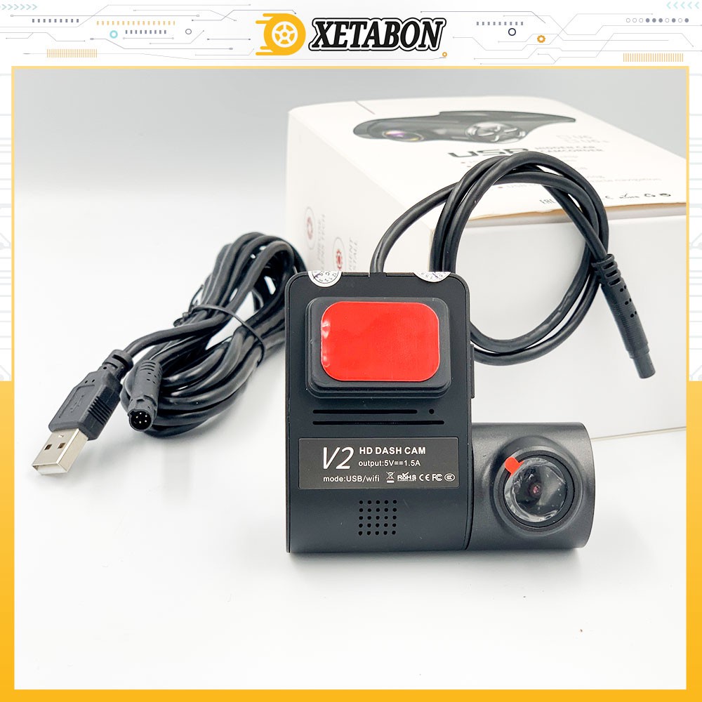 ✁Camera Hành Trình V2 Cho Màn Hình DVD Android Cảnh Báo Va Chạm Tiếng Việt - Kết Nối WiFi Với Điện Thoại
