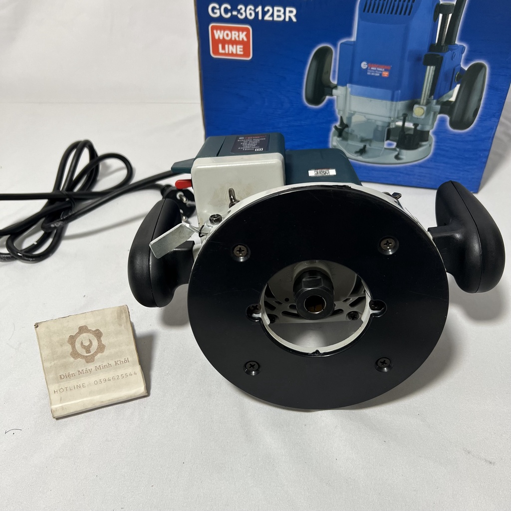 Máy phay gỗ lớn cầm tay GAOCHENG 12MM công suất lớn 1800W GC-3612BR| Máy soi mộng gỗ, đánh cạnh