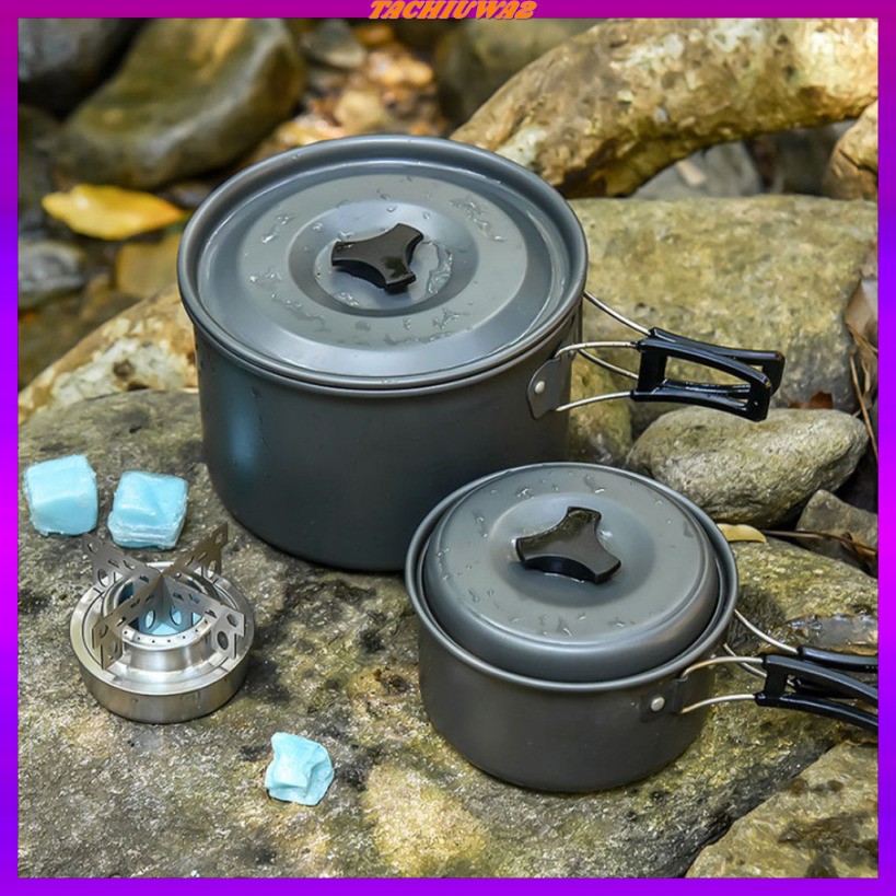 Bếp Cồn Tachiuwa2 Bằng Thép Không Gỉ Gọn Nhẹ Kèm Giá Đỡ Tiện Dụng Mang Theo Du Lịch Cắm Trại