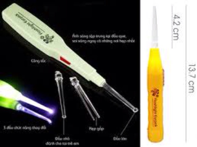 Dụng cụ lấy dáy tai có đèn  Flashlight Earpick