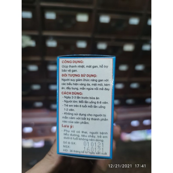 Tiêu phong nhuận gan Ngọc Liên
