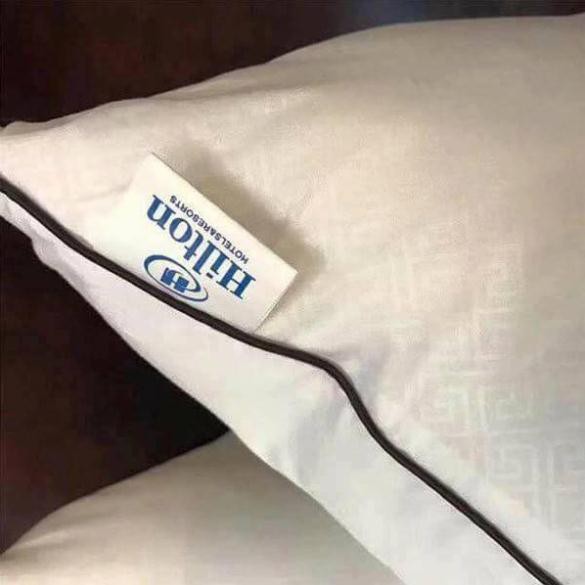 Đôi gối nằm Hilton có khóa kéo (2 chiếc/1.2kg)