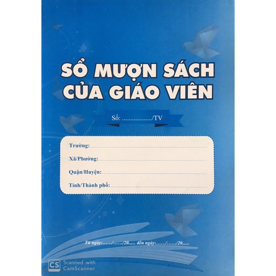 Sổ Mượn Của Giáo Viên