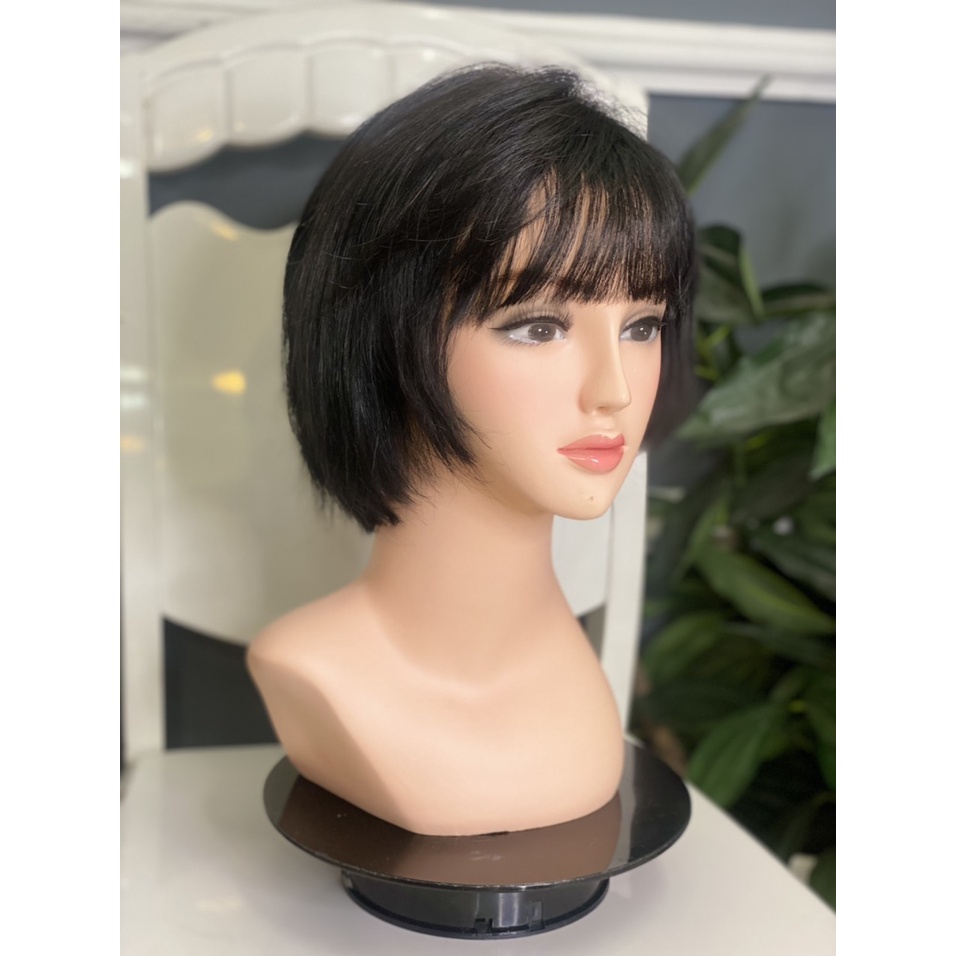 Tóc nguyên đầu bằng tóc thật 100% video- hình shop tự chụp