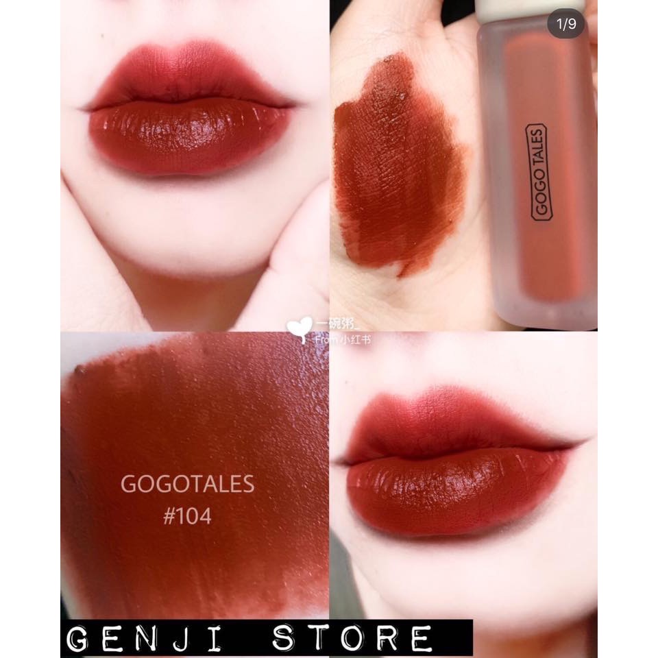 (HÀNG NỘI ĐỊA TRUNG) Son kem lì mịn môi Gogo Tales Crafted Elegance Matte Lip