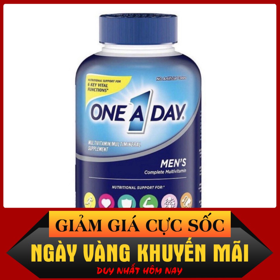 XẢ XẢ XẢ Viên Uống One A Day Men’s & Women’s Multivitamin Health Formula (300 Viên, Mẫu Mới) XẢ XẢ XẢ