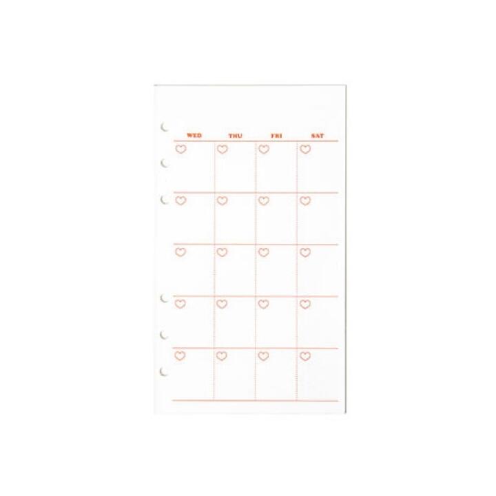 Sổ Tay Ghi Chú Dạng Đục Lỗ ARTBOX Hàn Quốc Hình Trái Tim Màu Hồng Độc Đáo