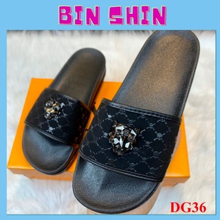 Dép nam ❤️FREESHIP❤️ Dép nam đính hổ - Dép quai Ngang đầu Hổ Cao Cấp DG36